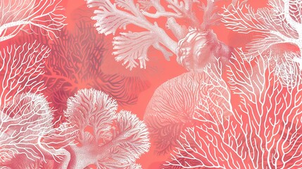 coral seamless pattern wallpaper