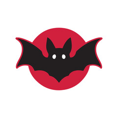 Halloween bat set. Black silhouette Halloween bat vector illustration, set of halloween bats halloween bat and bats Bats Silhouettes
 