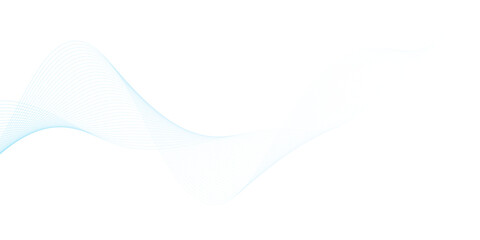 Abstract wave element for design. Digital frequency track equalizer. Stylized line art background. Vector illustration. Wave with lines created using blend tool.