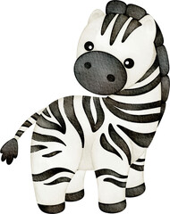 watercolor zebra © Je