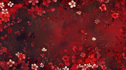 crimson seamless pattern wallpaper