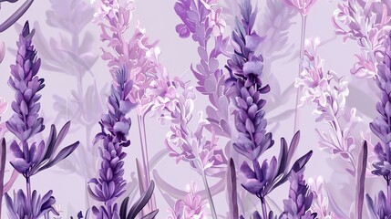 lavender seamless pattern wallpaper