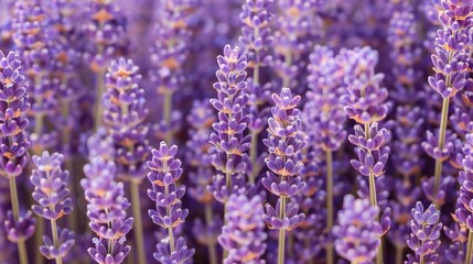 Obraz premium lavender seamless pattern wallpaper