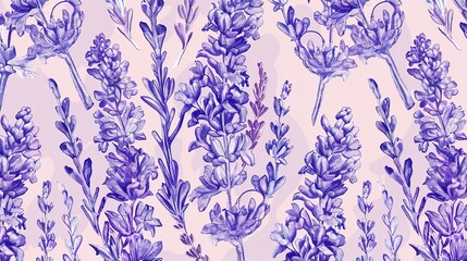lavender seamless pattern wallpaper