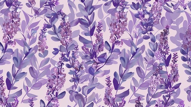 lavender seamless pattern wallpaper