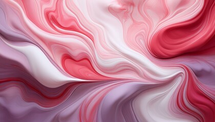 Obraz premium an summary fluid and marble texture historical past with soft pastels of lavender red and white