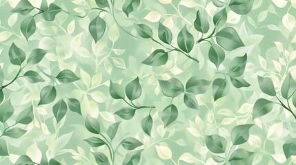 Fototapeta premium mint green seamless pattern wallpaper