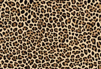 Gardinen Tiere Muster  Leopard Cheetah skin seamless pattern vector Stylized Spotted Leopard Skin Background for Fashion Pr  © ArtisticLens