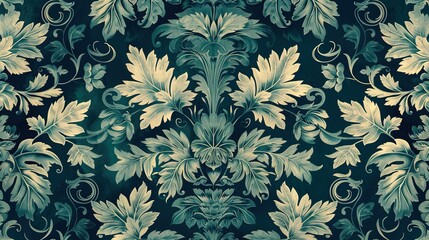 teal seamless pattern wallpaper