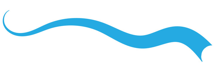 Swoosh and swash typography tails shape. Underline retro swoop wave line for athletic tshirt. Vector strockes set