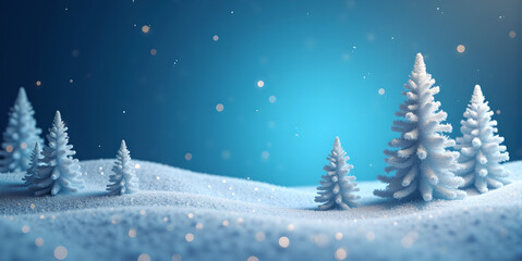 christmas background with christmas tree, background design concept