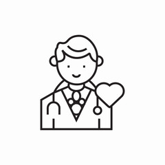 doctor medicine icon vector sign
