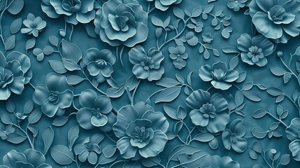 aqua marine seamless pattern wallpaper