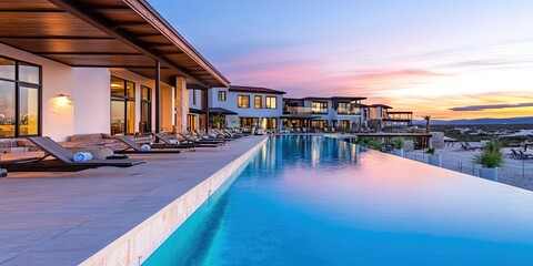 Fototapeta premium real estate photo of hotel resort 