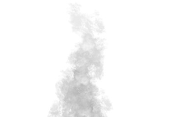 PNG smoke on transparent white background.	