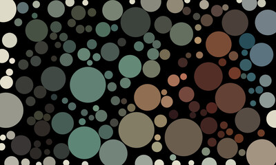 Retro Pixel Art_Abstract Vintage-Inspired Digital Artwork multicolored circles wallpaper
