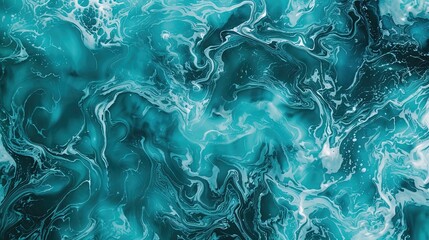 Naklejka premium aqua marine seamless pattern wallpaper