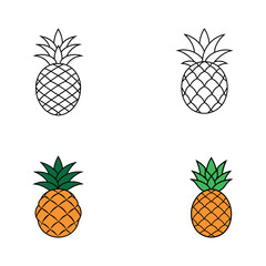 illustration of pineapple