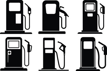 Gasoline pump gas station icon vector design symbol illustration
