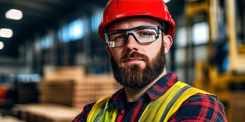 modern factory worker