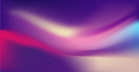 abstract purple and blue grainy gradient color background, noise texture effect, illustration of purple gradient background and wallpapers, posters, banners, flyers, and cards.	
