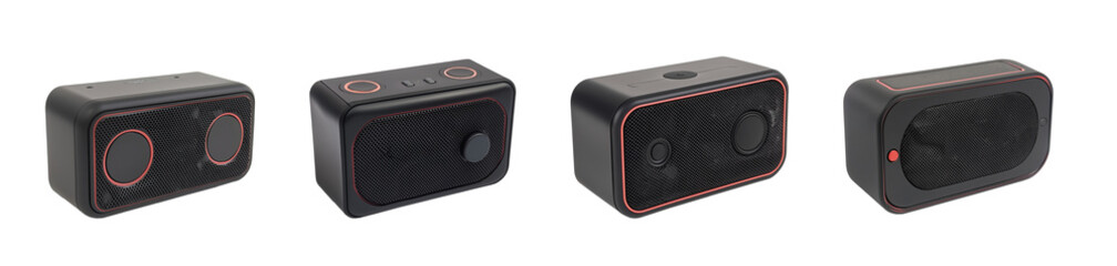 Obraz premium Wireless speakers isolated on transparent or white background