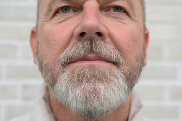 Close-Up of Mature Man’s Face