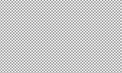 abstract black outline fish scale pattern suitable for background.