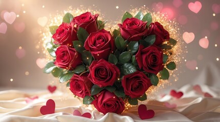  a romantic valentines day design featuring