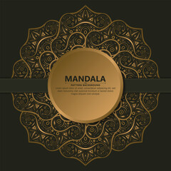 Luxury ornamental mandala background with arabic islamic east pattern style premium