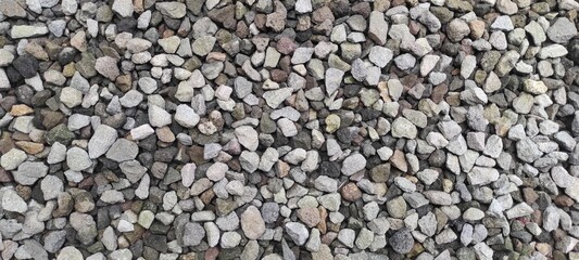the remaining stone fragments are used for paths at the edge of the park