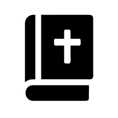 bible vector icon black