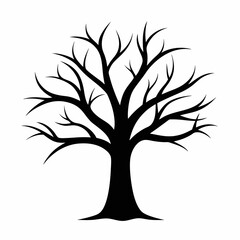 Fototapeta premium tree silhouette vector