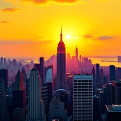 Fototapeta premium city skyline