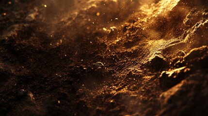 Soft Focus Market Background with Natural Elements