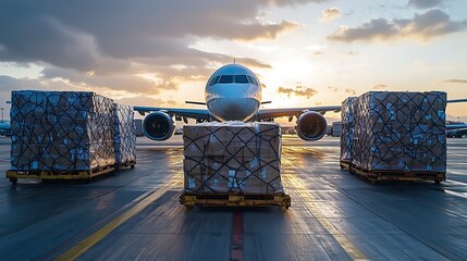 Air cargo and parcel transportation management system at  Airport
