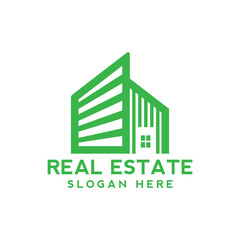 real estate corporate logo. Real estate logo vector template. Corporate real estate logo Initial Letter R Logo. Orange and White Geometric Shape Origami Style isolated on Blue Background. Flat Vector 