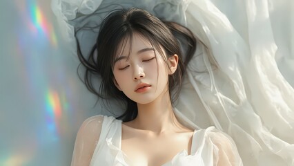 Serene Dreamscape: A Portrait of Tranquil Beauty