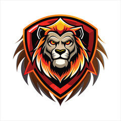  Fierce Lion Head Vector with Bold and Intense Colors