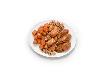 Turkish desserts with syrup, traditional Turkish desserts