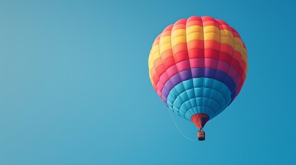 Fototapeta premium hot air balloon in flight