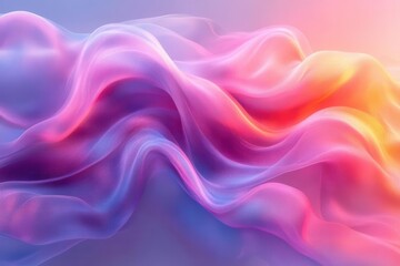 Fototapeta premium vibrant abstract background featuring swirling pastel colors blending seamlessly into one another creating a dreamy and ethereal wallpaper effect the composition radiates tranquility and creativity