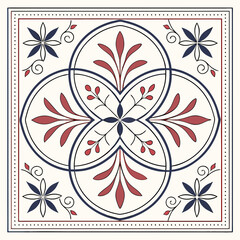 an image of a flower pattern vector design on a white background 