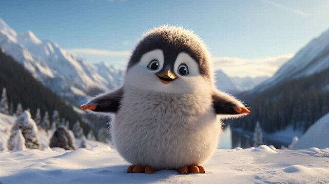Cute chick invites you to cuddle
