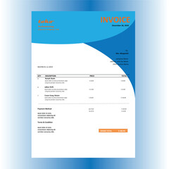 Invoice template Design 