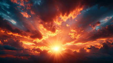 Fototapeta premium A breathtaking Dolomite sunset viewed from the Lagazuoi Refuge with vibrant colors casting dramatic shadows over rugged peaks and serene valleys creating a peaceful yet powerful natural scene 