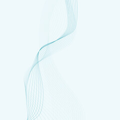 abstract background with blue waves