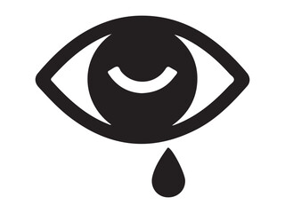 crying eye illustration