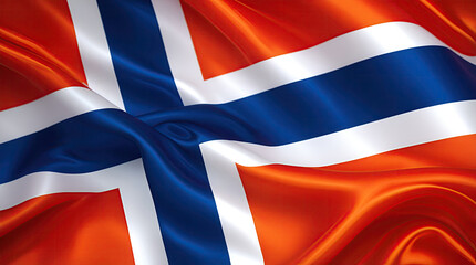 norwegian flag for national Day or Independence Day of norwegia