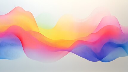 a gradient of colors moving  across the canvas